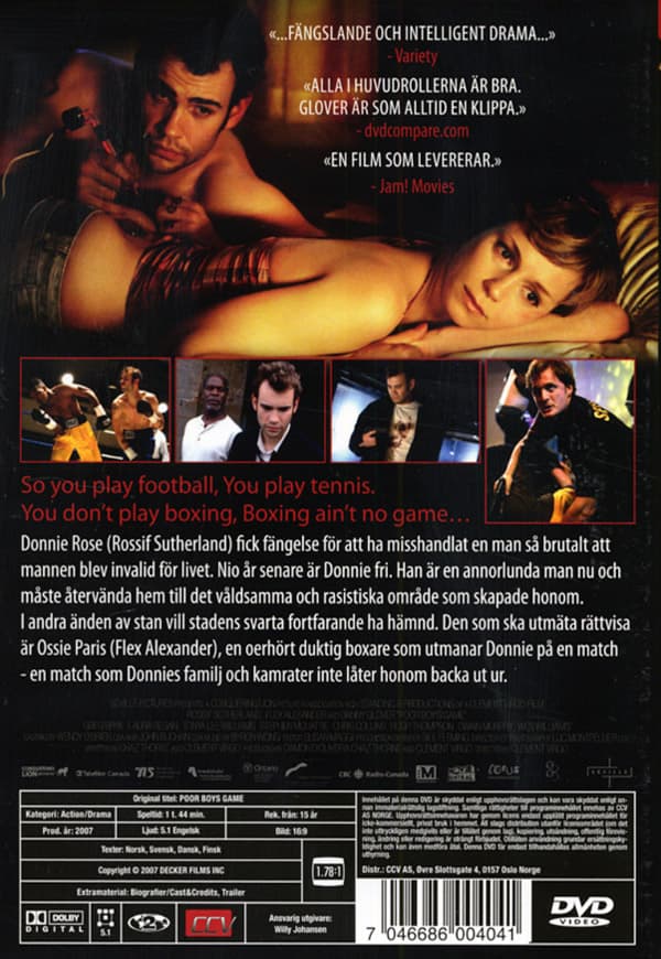 Poor boy's game (DVD)