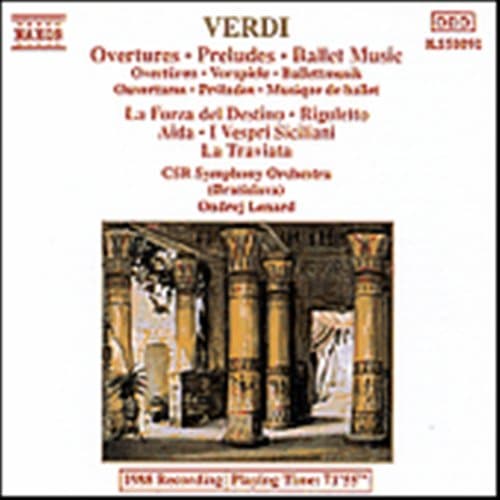 Verdi: Alkusoitot/Preludit/Baletit (CD)