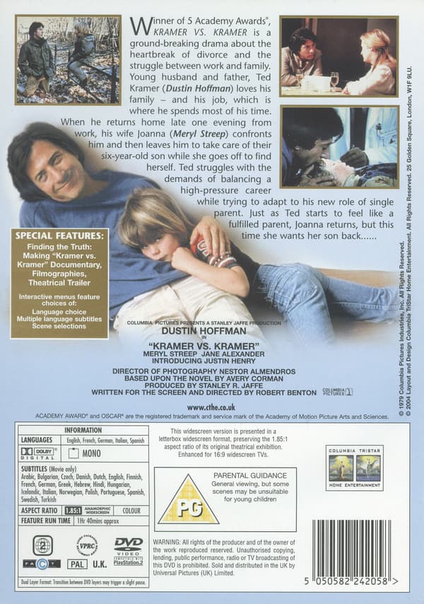 Kramer vastaan Kramer (DVD)