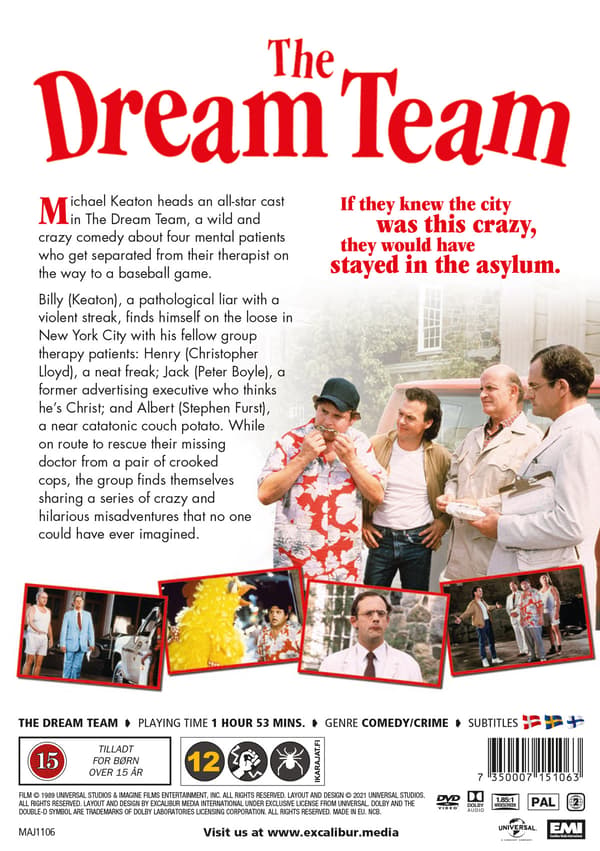 Hjernegänget / The Dream Team (DVD)
