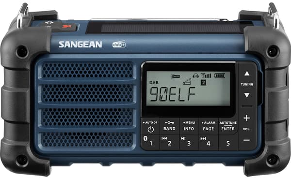 Sangean-yleissääradio sininen