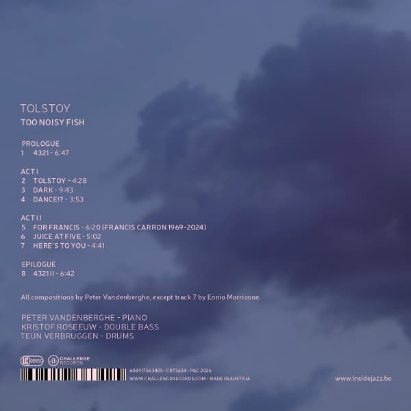 Too Noisy Fish: Tolstoy (CD)