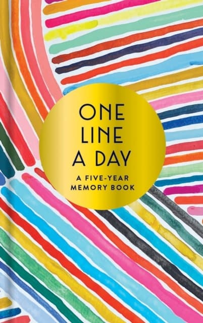 Rainbow One Line a Day - A Five-Year Memory Book (Bok / Pocket)