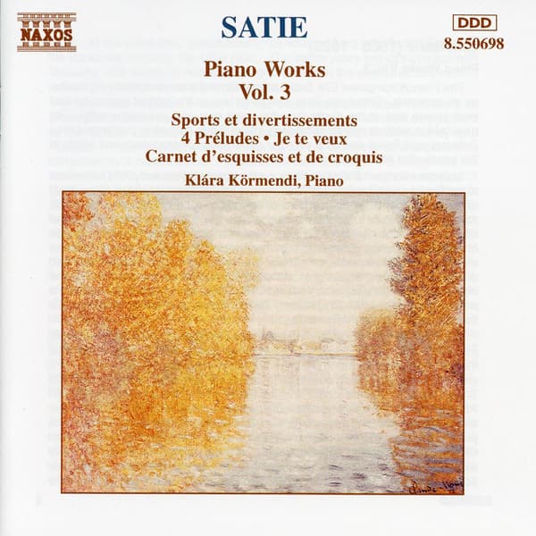 Satie: Pianoteoksia vol 3 (CD)