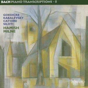 Bach: Piano Transcriptions 5 (Hamish Milne) (CD)
