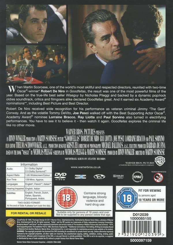 Maffiabröder / Goodfellas (DVD)