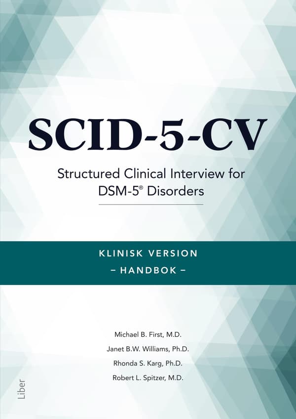 Scid-5-cv Klinisk Version Handbok (Bok / Häftad)