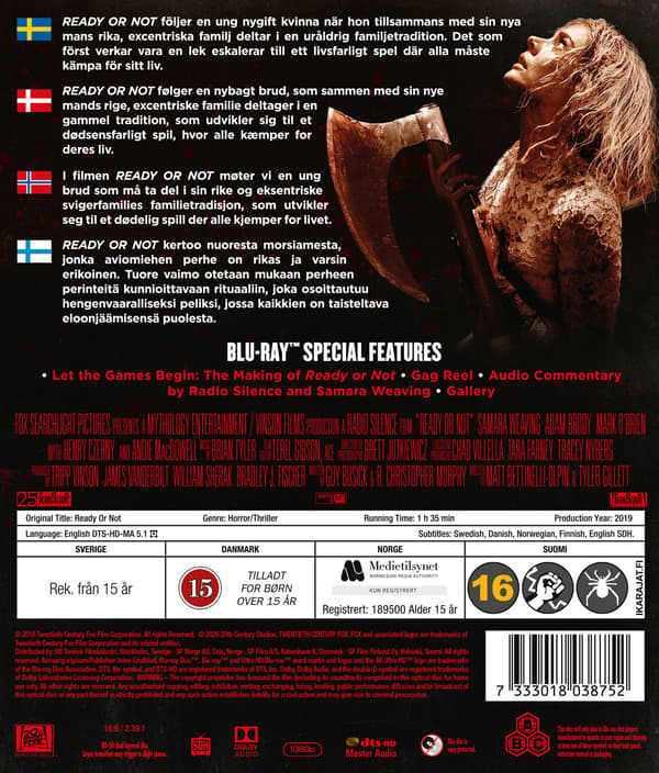 Ready or Not (Blu-ray)