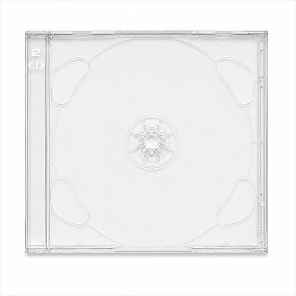 CD-kotelo Clear Twinbox Slimline 2 CD-levylle