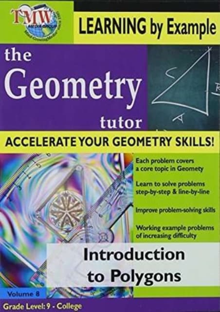 Geometry Tutor: Introduktion til polygoner (DVD)
