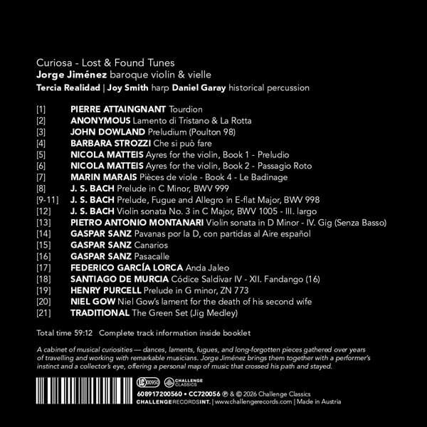 Jorge Jimenez & Tercia Realidad: Curiosa (CD)