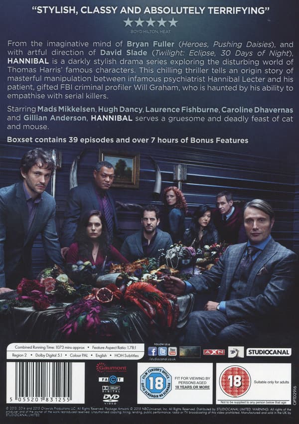 Hannibal: Complete Series (12 DVD)