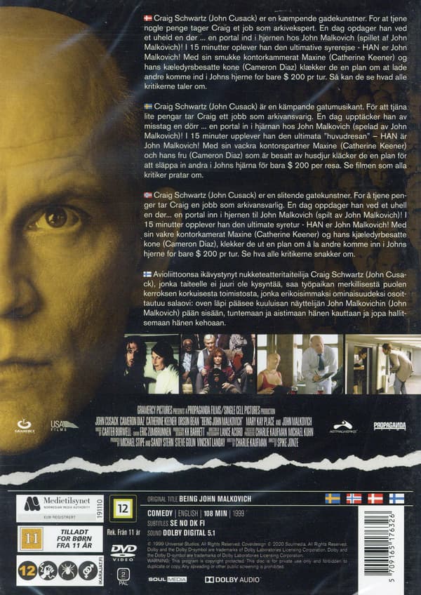 Being John Malkovich (DVD)