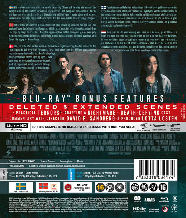 Until Dawn (4K UHD + Blu-ray)