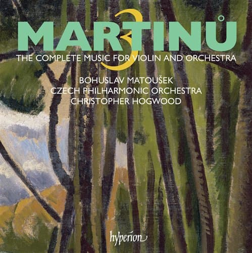 Martinu: Komplet musik for violin og orkester (CD)
