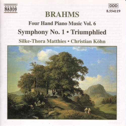 Brahms: Firehændig Klavermusik 6 (CD)
