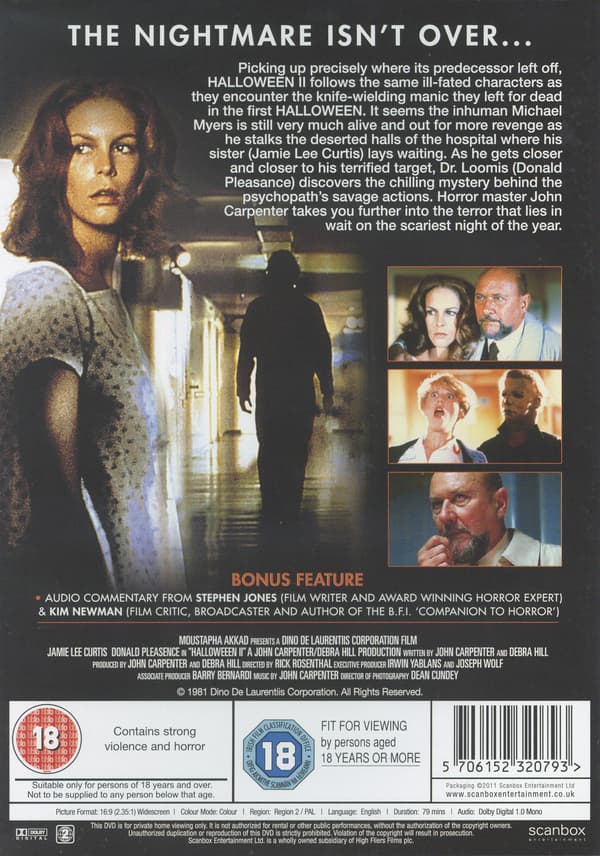 Halloween II - 1981 / Halloween II (DVD)