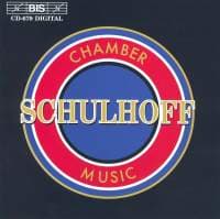 Schulhof Erwin: Kammermusik (CD)