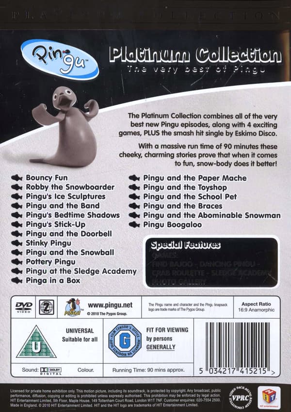 Pingu: Platinum Pingu (DVD)