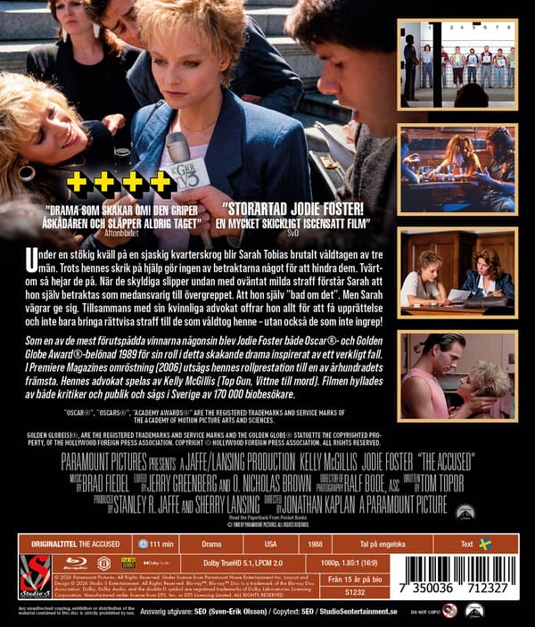 Anklagad / The Accused (Blu-ray)