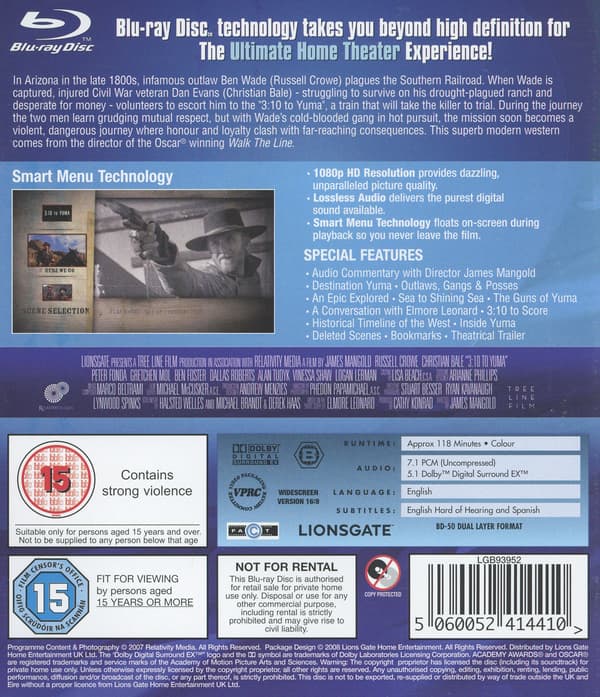 3.10 to Yuma (Blu-ray)