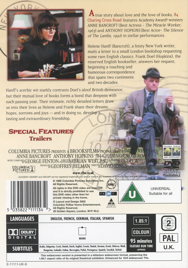 84 Charing Cross Road (DVD)