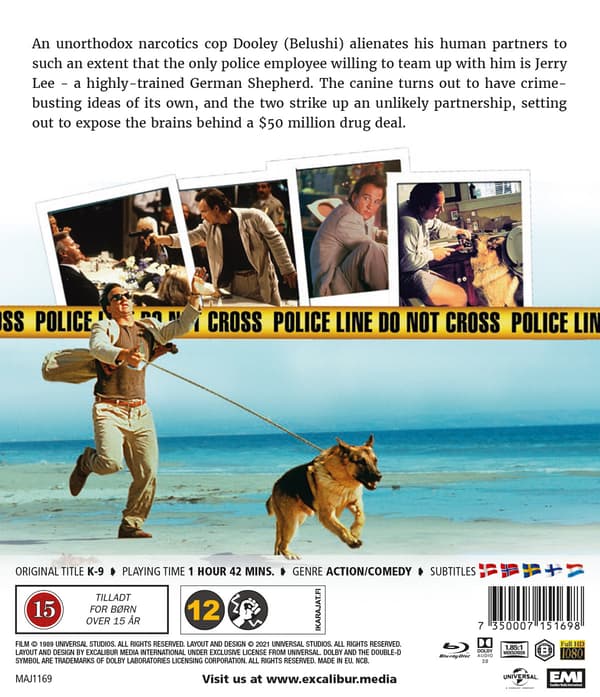 En snut på hugget 1 / K-9 (Blu-ray)