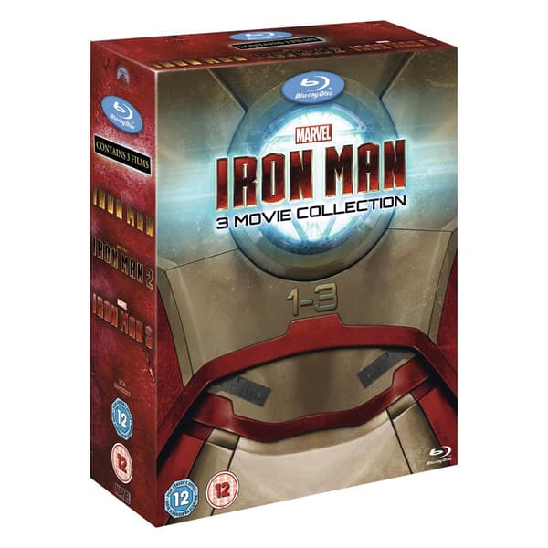 Iron Man 1-3 (3 Blu-ray)
