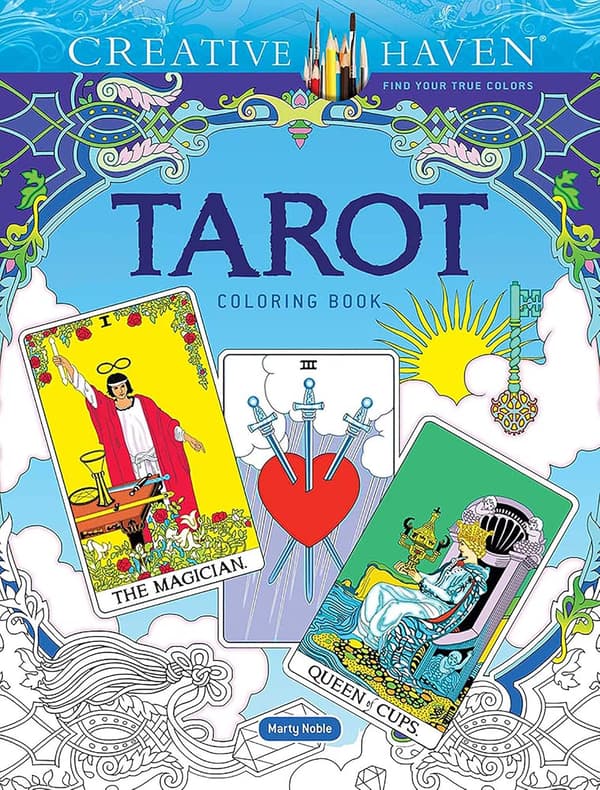 Creative Haven Tarot Coloring Book (Kirja / Nidottu)
