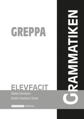 Greppa Grammatiken Elevfacit (Kirja / Nidottu)