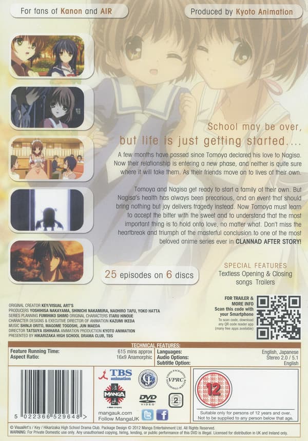 Clannad - After Story: Complete Series (6 DVD)