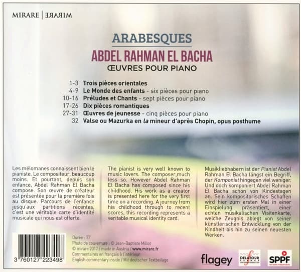 Abdel Rahman El Bacha: Arabesques (CD)