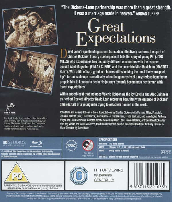 Store Forventninger (Blu-ray)