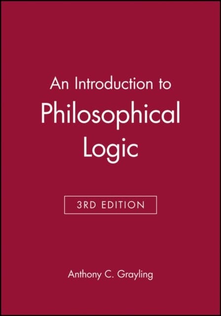 Introduction to Philosophical Logic (Bok / Pocket)