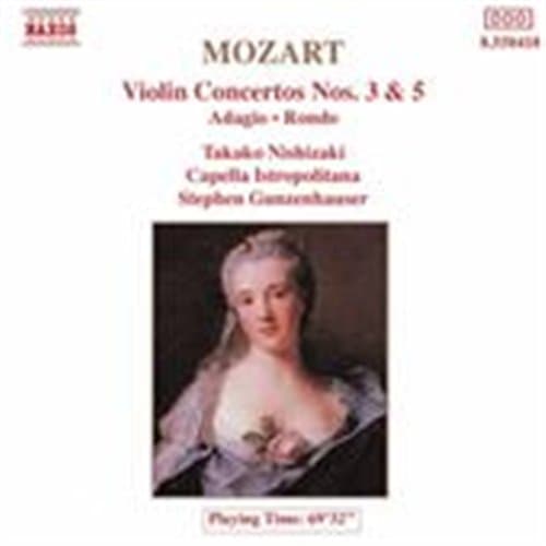 Mozart: Viulukonsertot 3 & 5 (CD)