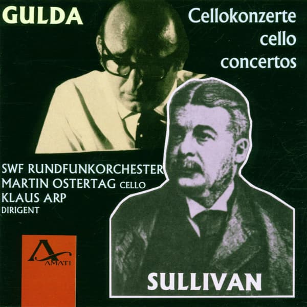 Gulda & Sullivan: Cellokoncerter (CD)