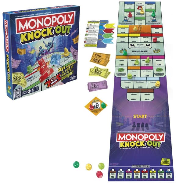 HASBRO Monopoly Knockout (NO)