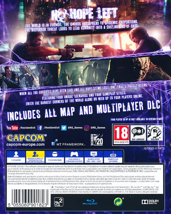 Resident Evil 6 HD (PS4)
