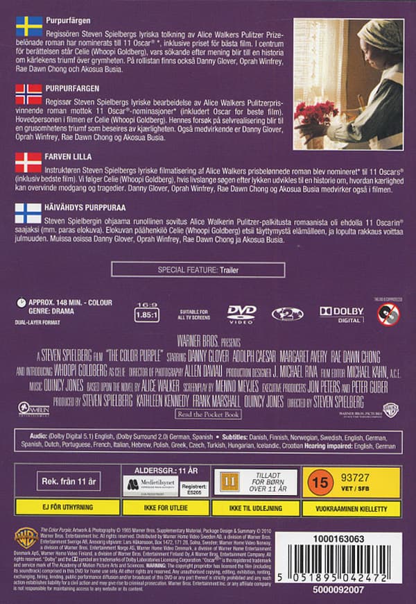 Farven Lilla (1985) (DVD)