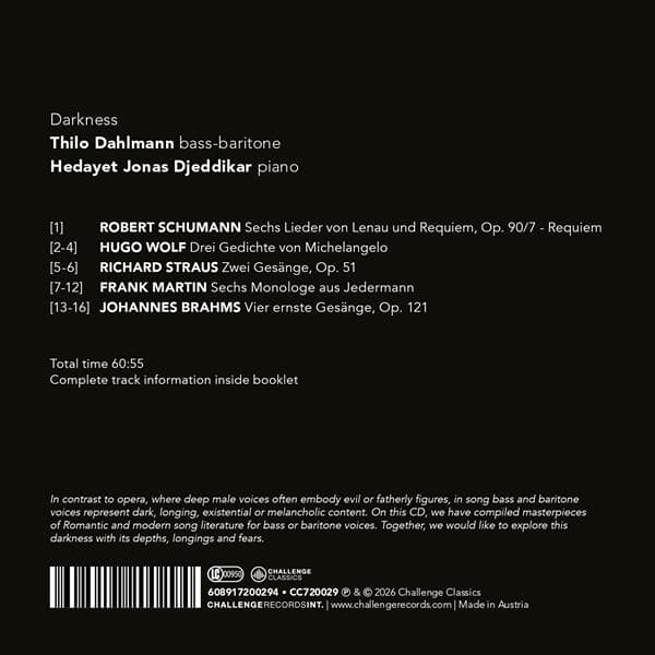 Thilo Dahlmann & Hedayet Jonas Djeddikar: Darkne (CD)