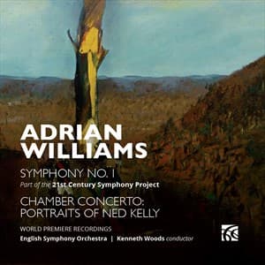Williams Adrian: Symfoni nr. 1 & Kammerkoncert (CD)