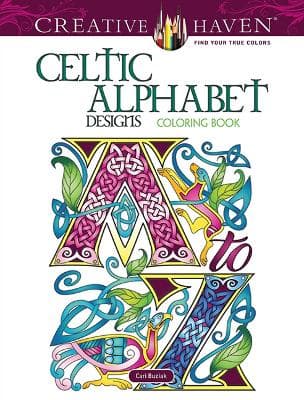 Creative Haven Celtic Alphabet Designs Coloring Book (Bok / Häftad)