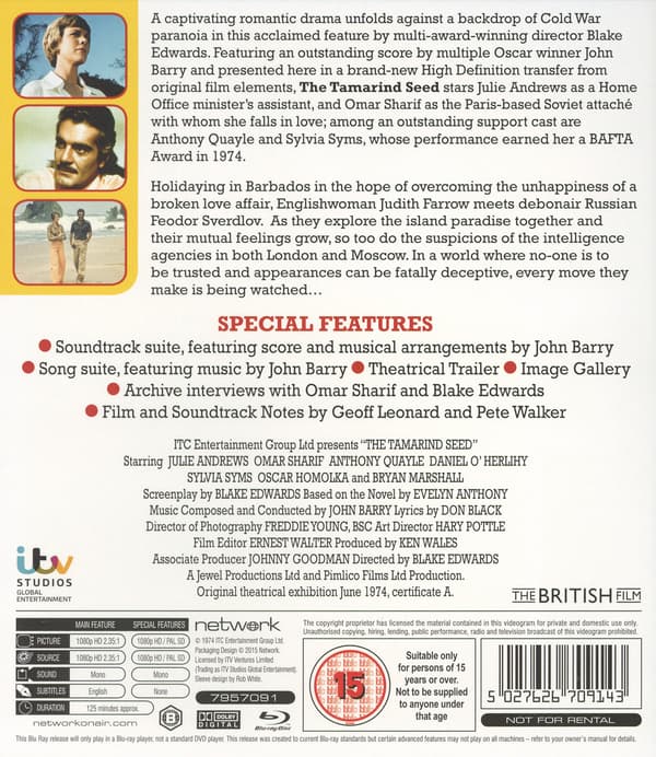 The Tamarind Seed (Blu-ray)