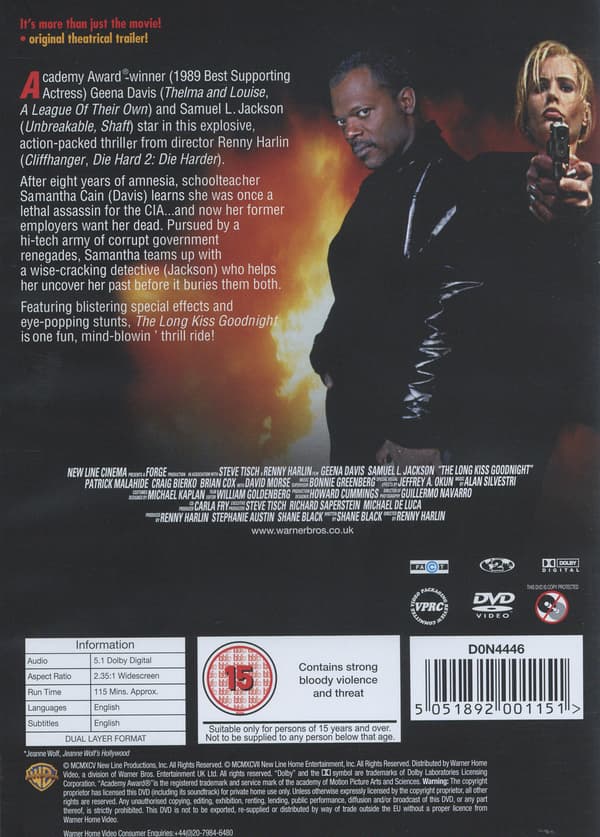 The Long Kiss Goodnight (DVD)