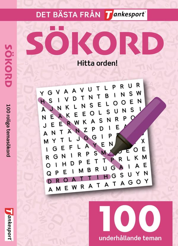 Sökord- 100 Roliga Teman (Bok / Häftad)