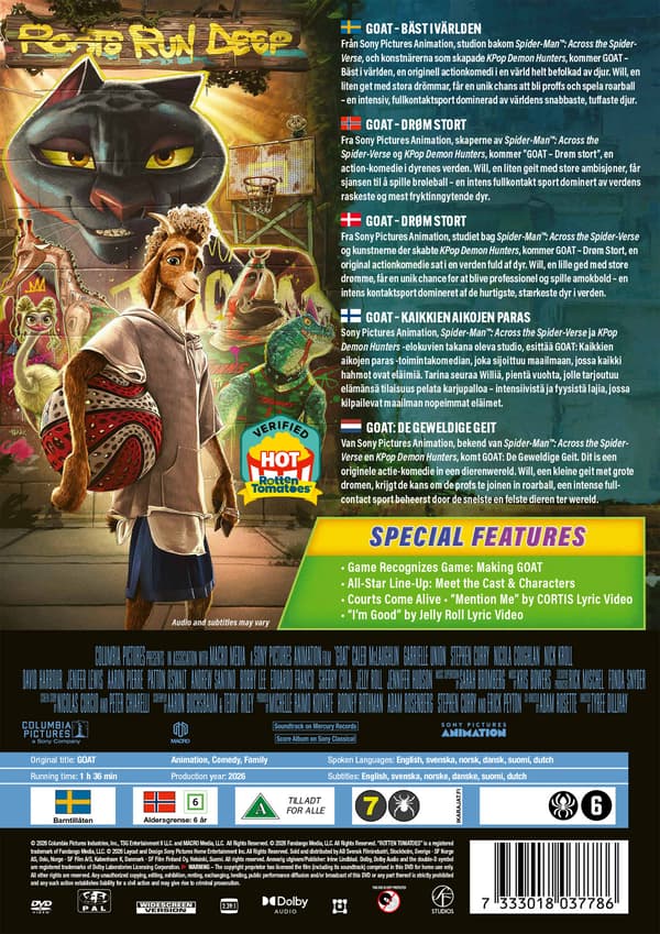 GOAT - Bedst i verden (DVD)