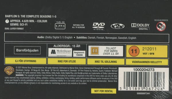 Babylon 5: The Ultimate Collection (30 DVD / Restored Edition)