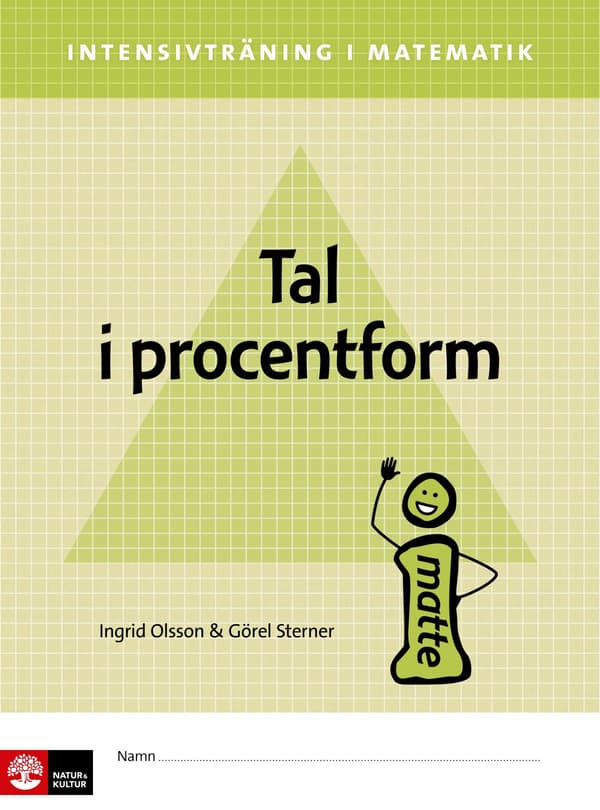 Intensivträning Ma Åk 4-6 Tal I Procentform Elevhä (Bok / Häftad)