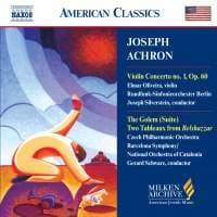 Achron Joseph: Violin Koncert nr. 1 (CD)