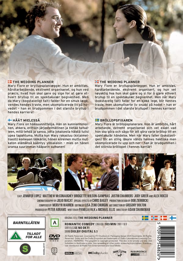 Bryllupsplanlæggeren / The Wedding Planner (DVD)
